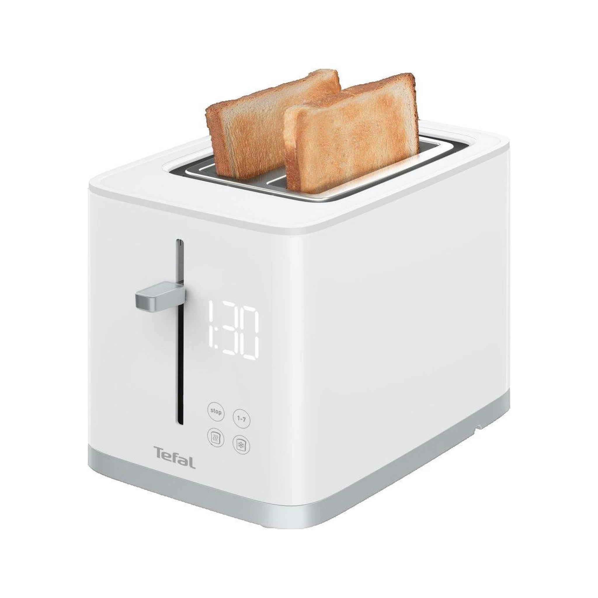 Voir la diapositive 2 : TEFAL Grille pain Tefal SENSE 850W blanc