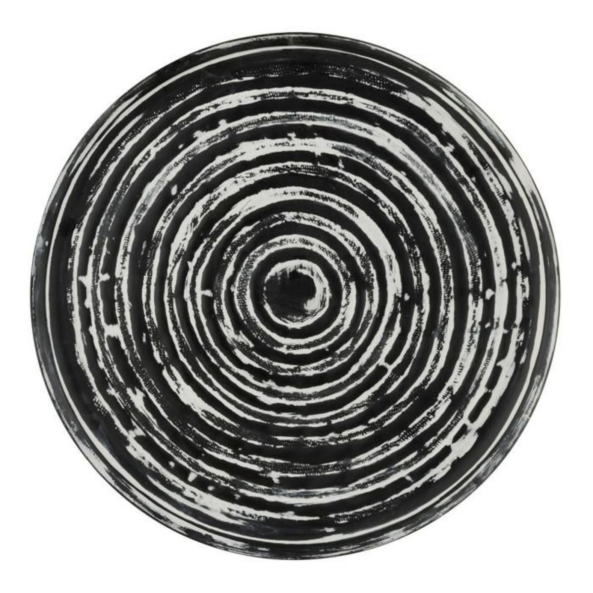 Paris Prix Plateau de Service en Métal  Lenzo  51cm Noir