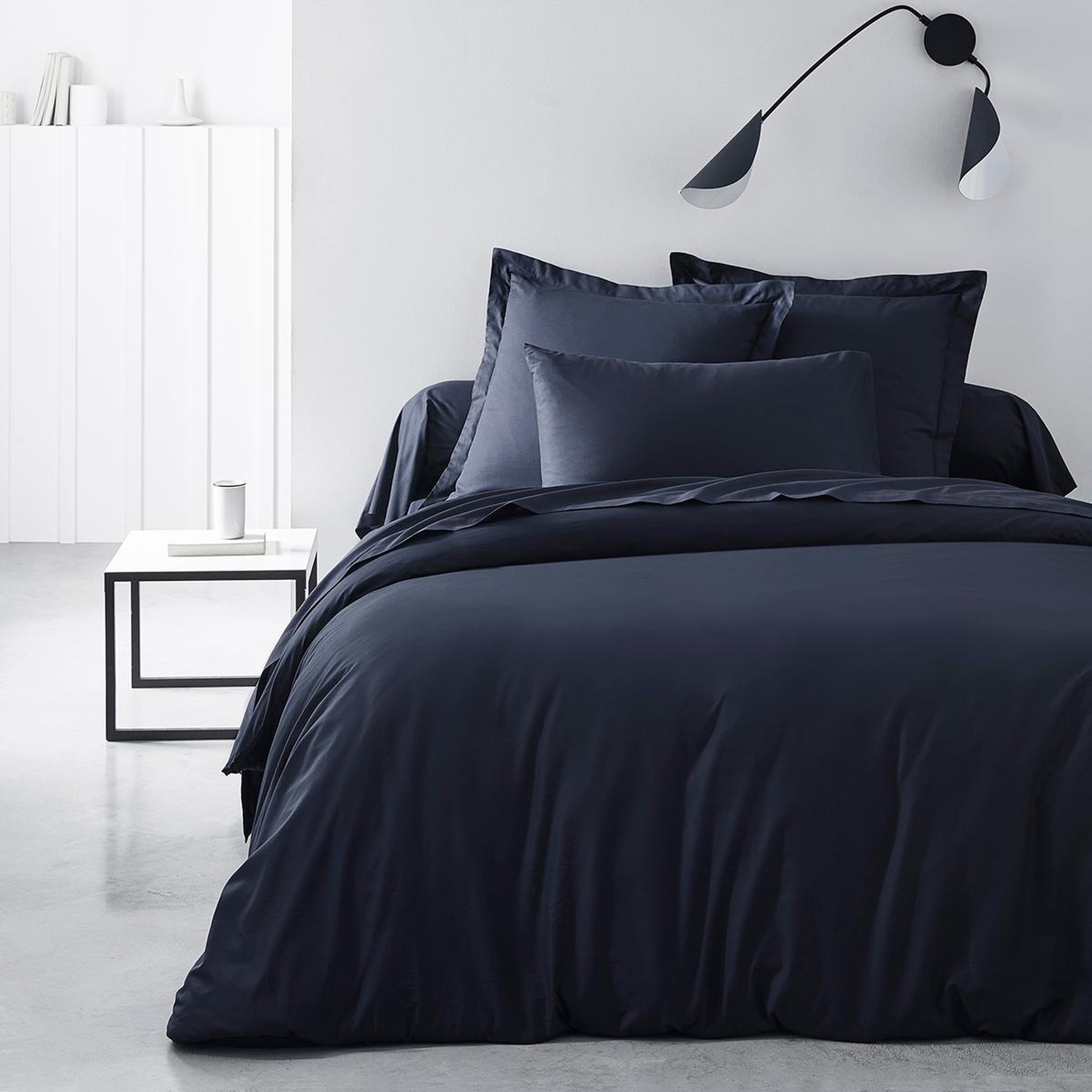Voir la diapositive 1 : TODAY Drap housse uni en Coton 57 fils ESSENTIAL 