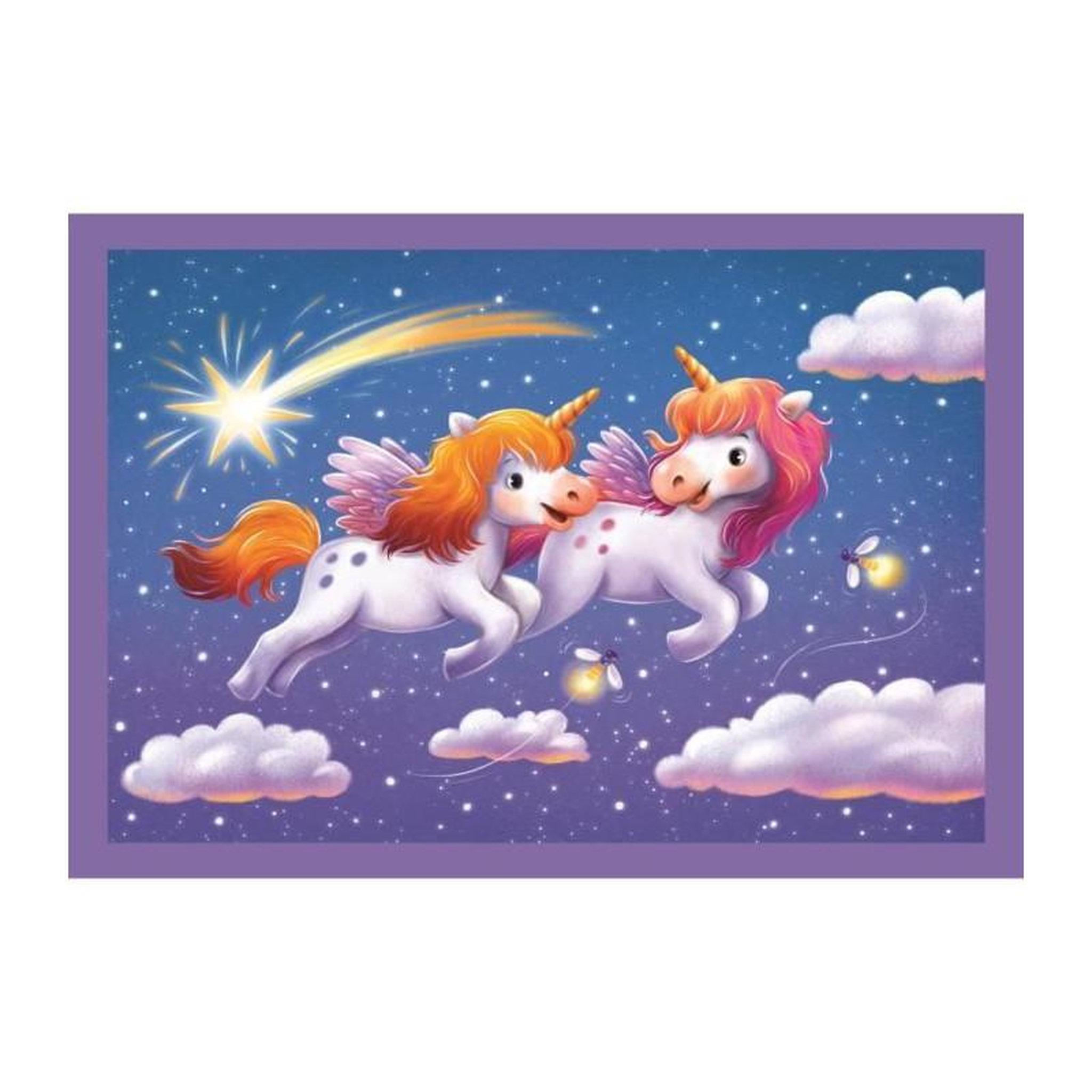 Voir la diapositive 4 : CLEMENTONI CLEMENTONI - Puzzle 4 en 1 - A Day with Unicorns