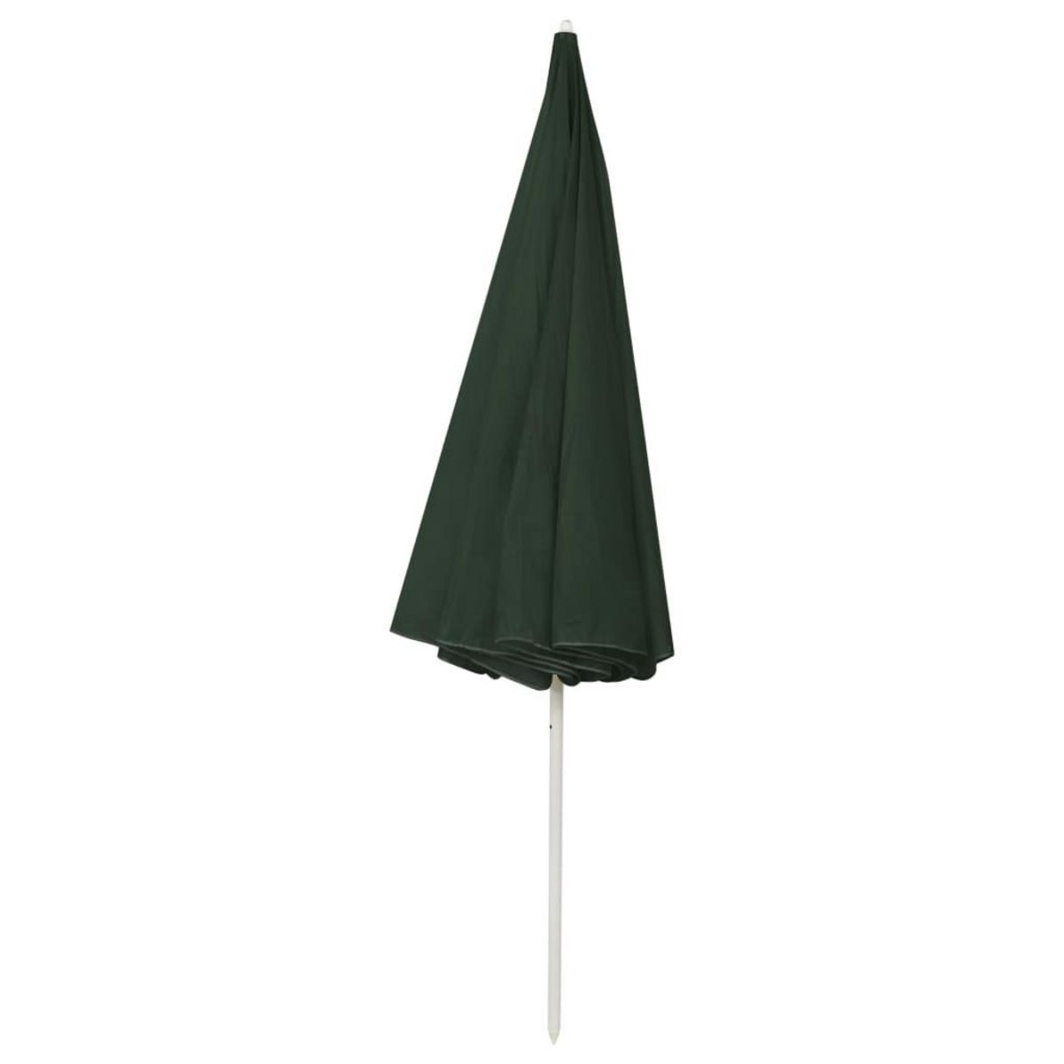 VIDAXL Parasol de plage vert 300 cm