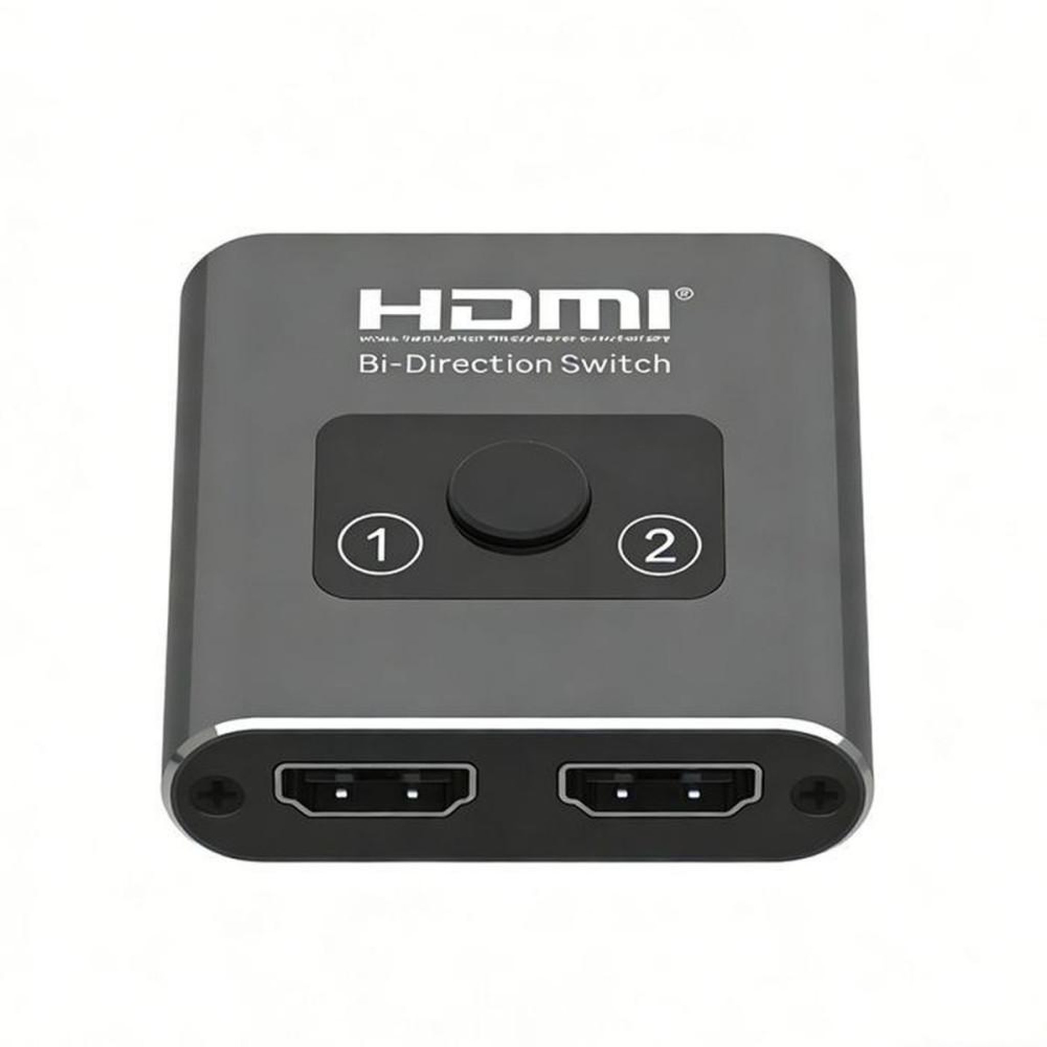 Switchur HDMI 2-in-1 4K 3D : 2 entrées vers 1 sortie ou 1 entrée vers 2 sorties, boîtier noir plastique