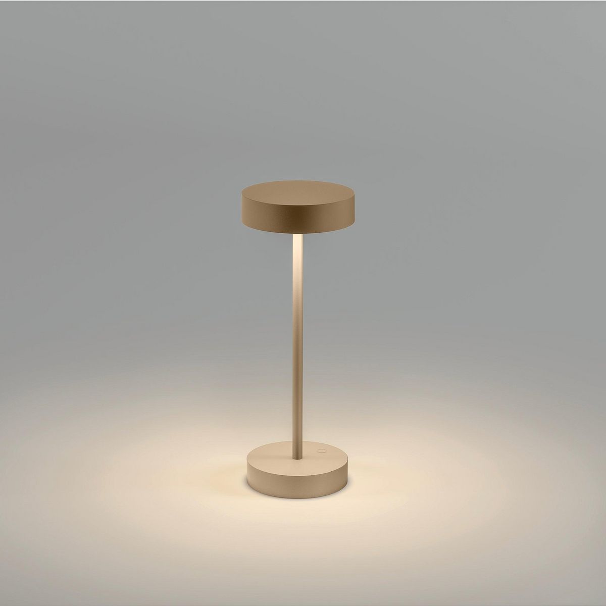Lumisky Lampe de table design SANDY MINI Beige Aluminium H25cm
