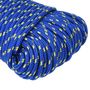 Voir la diapositive 4 : VIDAXL Corde de bateau Bleu 5 mm 500 m Polypropylene