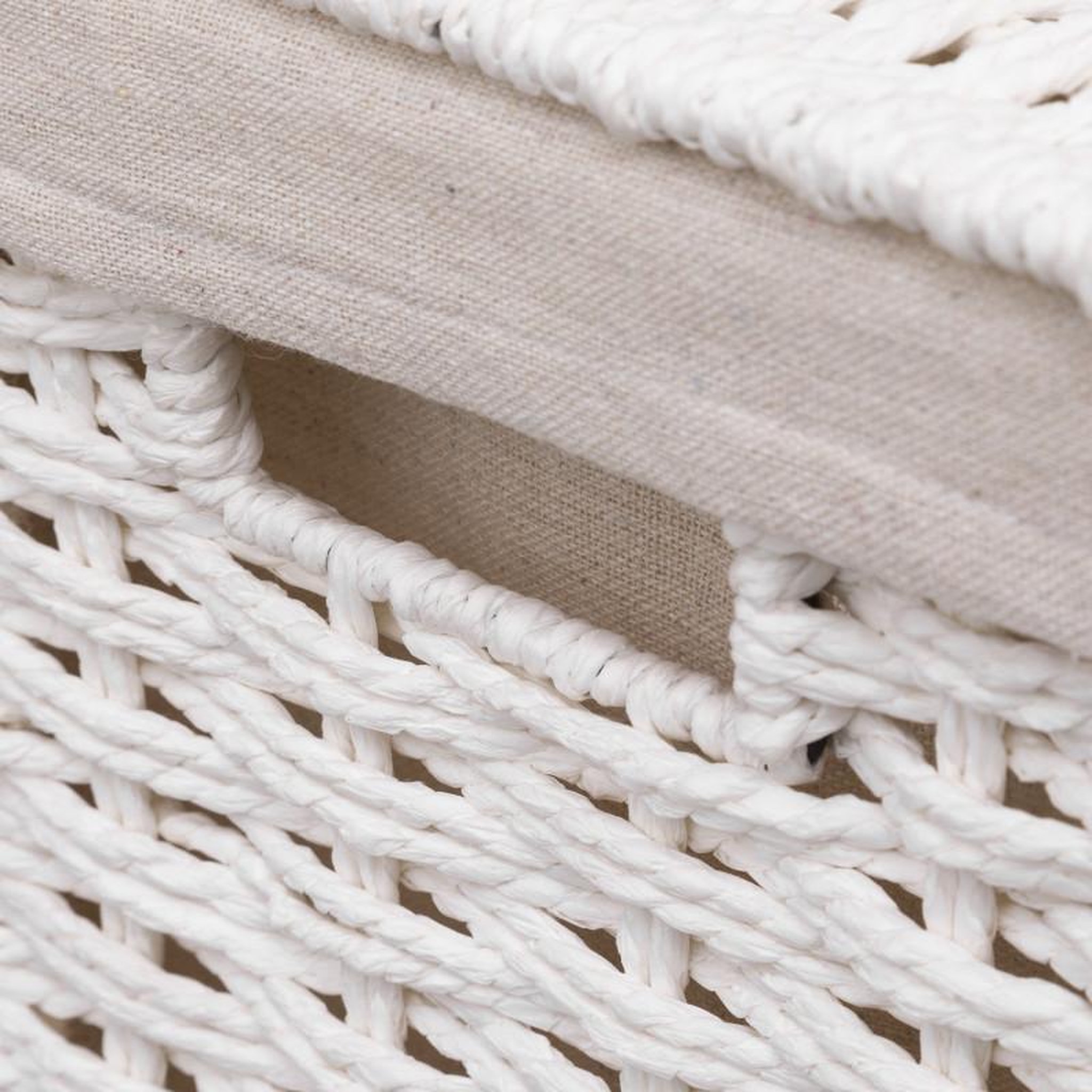 Voir la diapositive 3 : ATMOSPHERA Panier à linge carré 35 litres  Costa  Atmosphéra -  -