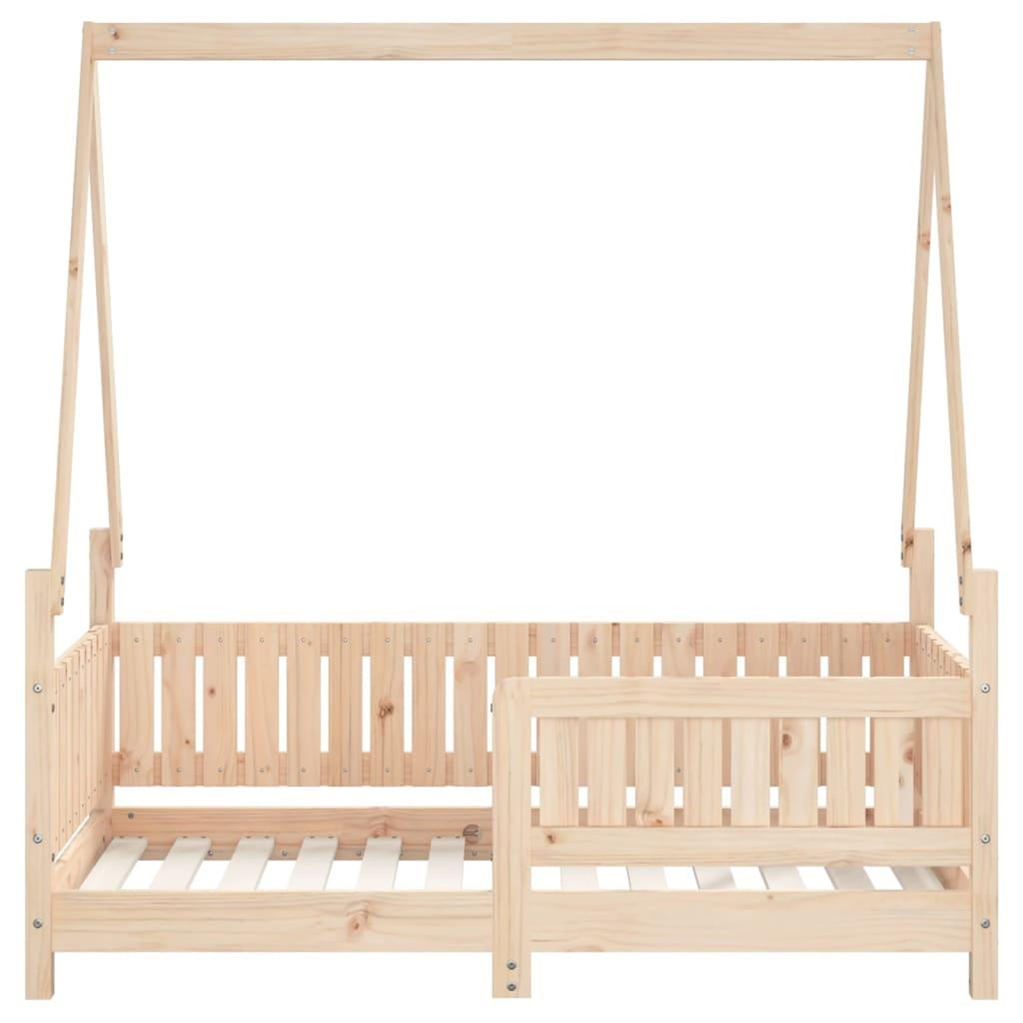 Voir la diapositive 4 : VIDAXL Cadre de lit pour enfant 70x140 cm bois de pin massif