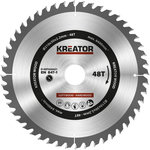 KREATOR 1 lame de scie circulaire 160 mm 2,0 mm 24 dents - alésage 30 mm