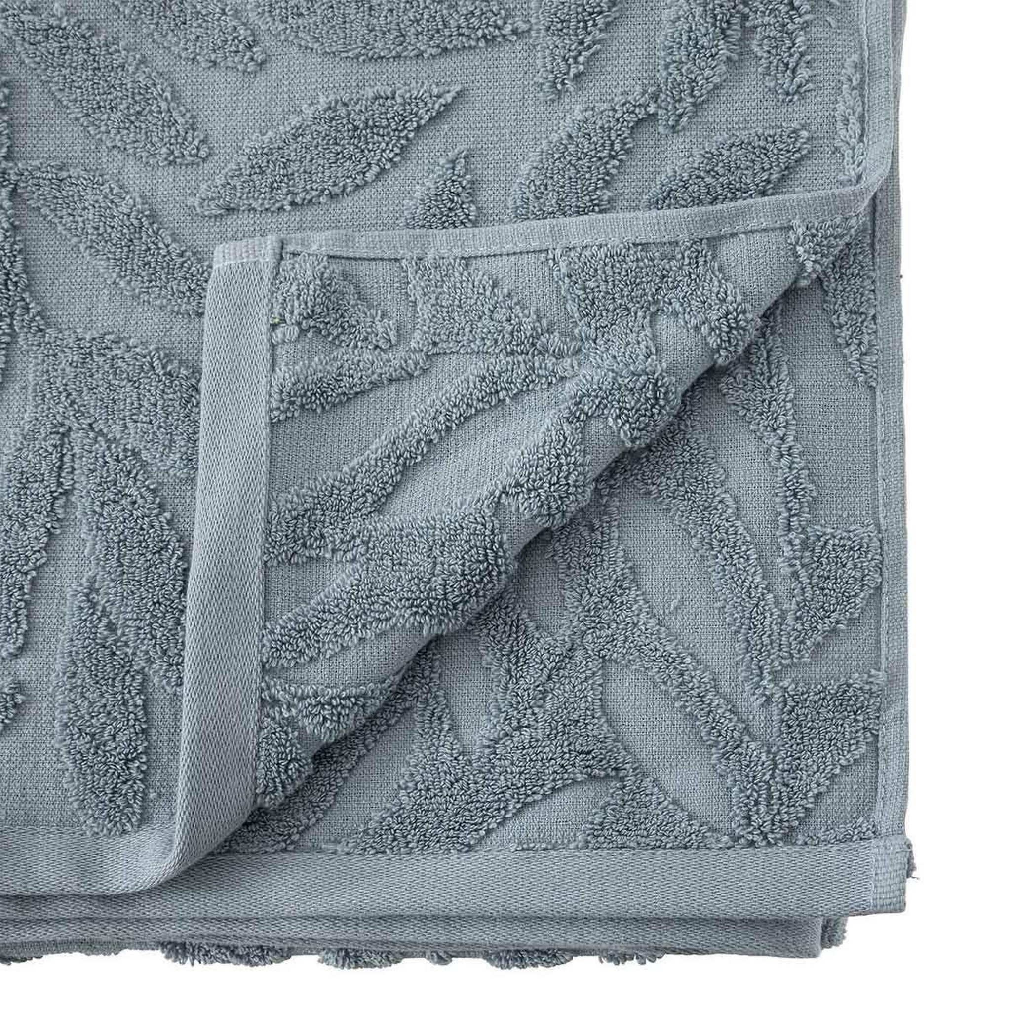 Voir la diapositive 2 : ATMOSPHERA Serviette de Toilette  Tencel  50x90cm Bleu