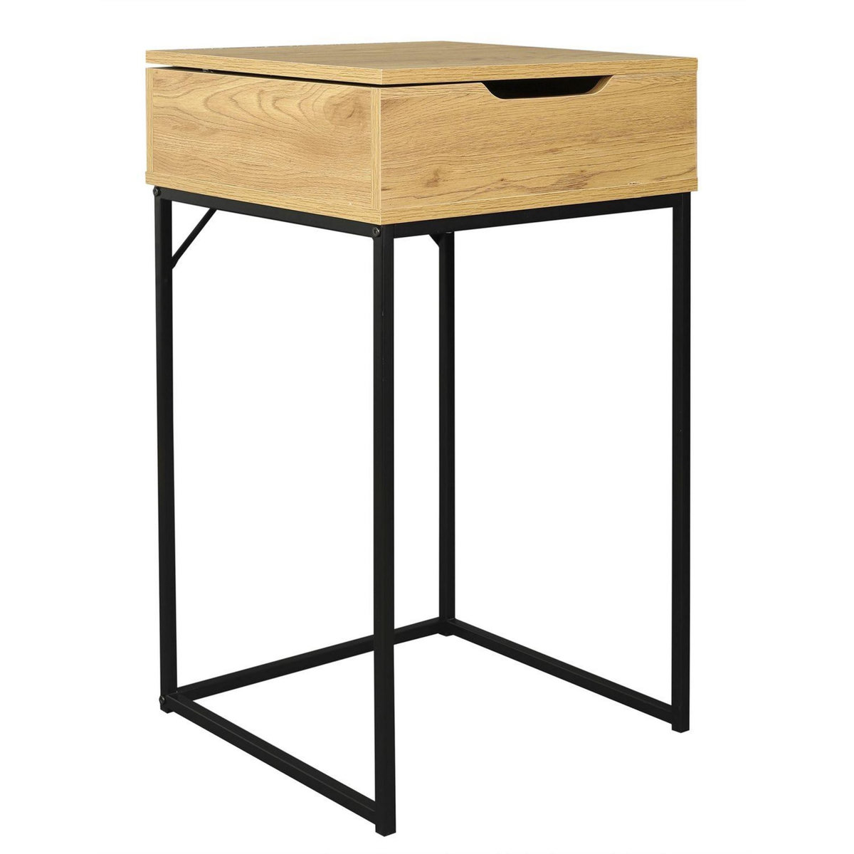 The Home Deco Factory Console design effet bois Abbott