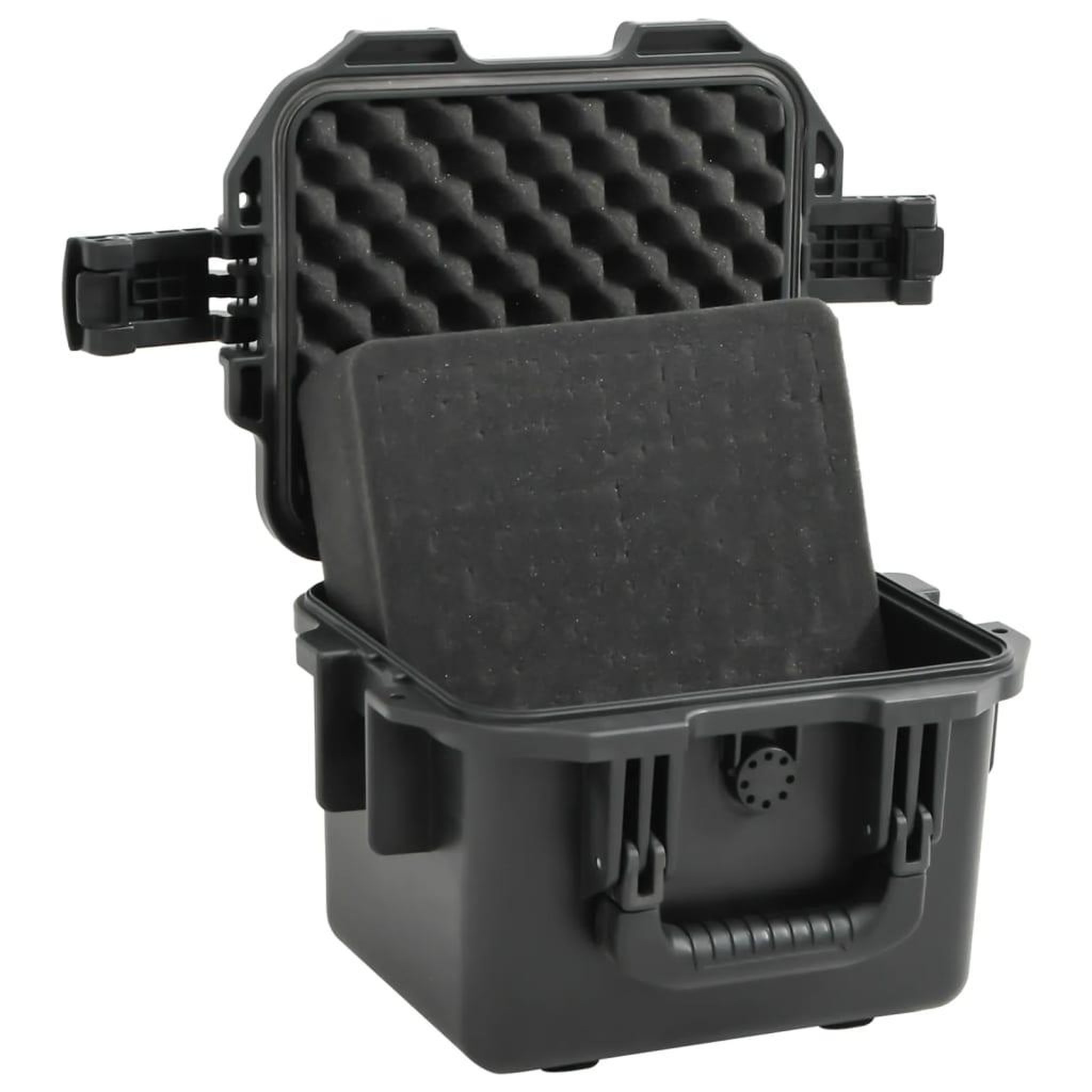 Voir la diapositive 4 : VIDAXL Valise de vol portable Noir 30x24,5x20 cm PP