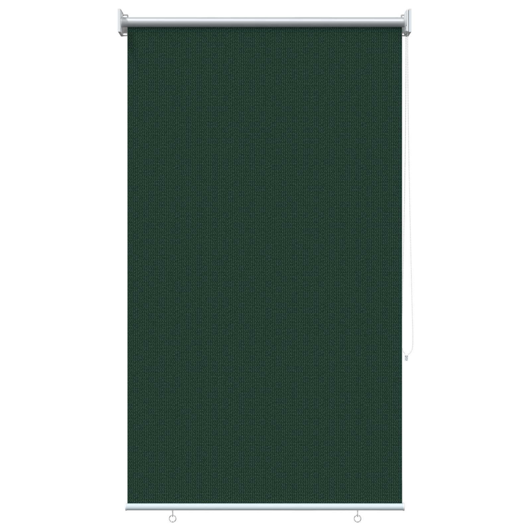 VIDAXL Store roulant d'exterieur 105 (l) x 140 (H) cm vert fonce HDPE