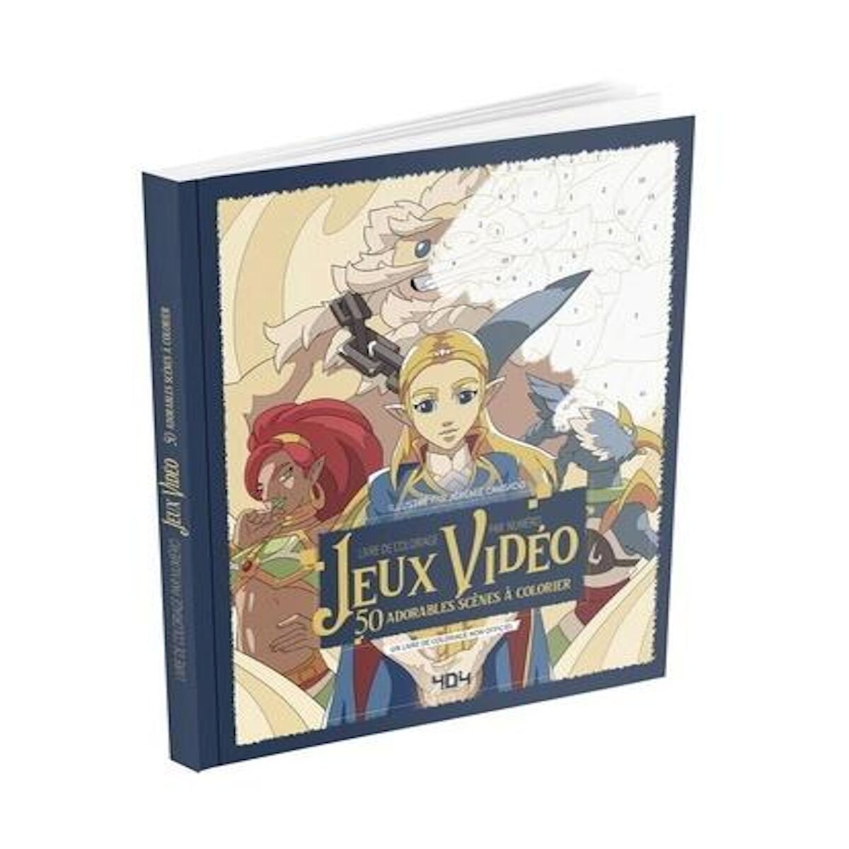 LIVRE DE COLORIAGES PAR NUMERO JEUX VIDEO. 50 ADORABLES SCENES A COLORIER. UN LIVRE DE COLORIAGE NON-OFFICIEL, Chopper Jérémie