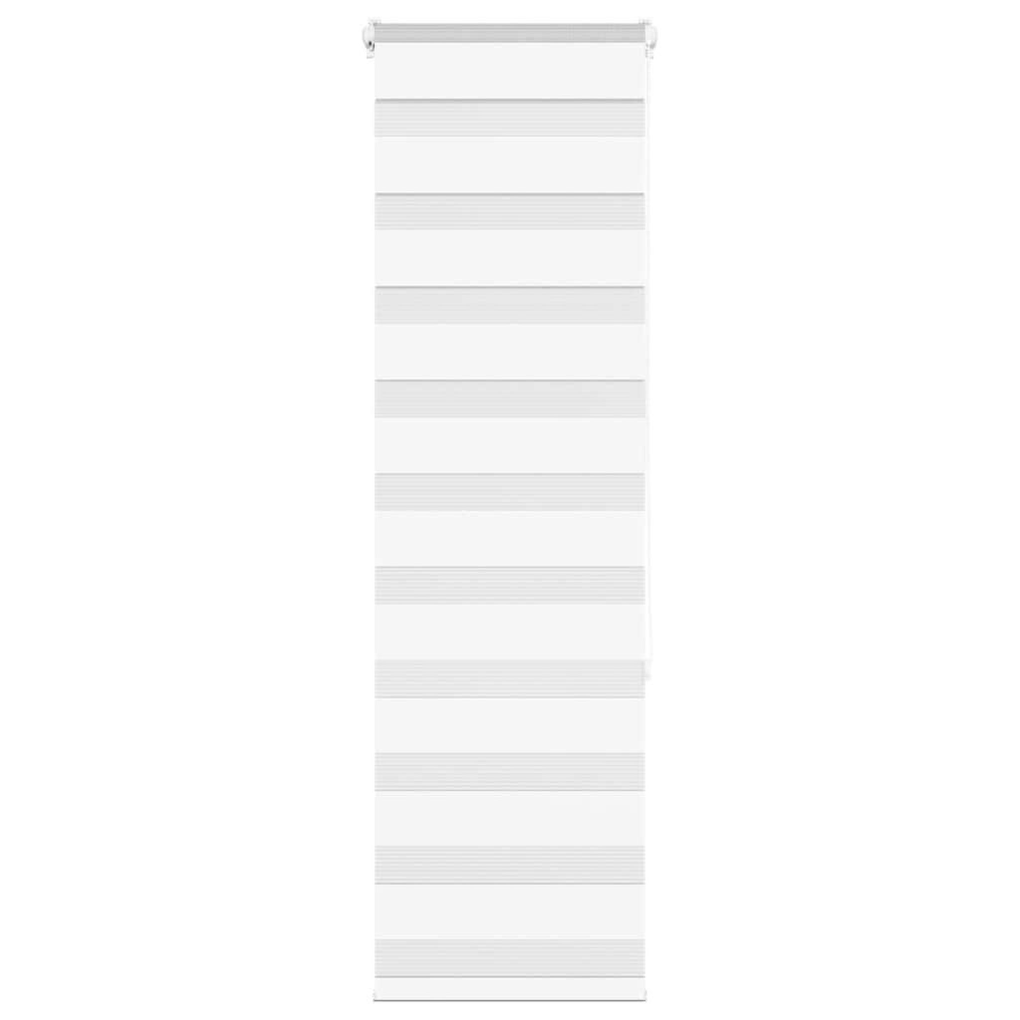 VIDAXL Store zebre blanc 40x150 cm largeur du tissu 35,9 cm polyester