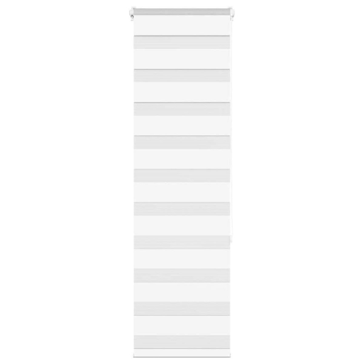 VIDAXL Store zebre blanc 40x150 cm largeur du tissu 35,9 cm polyester