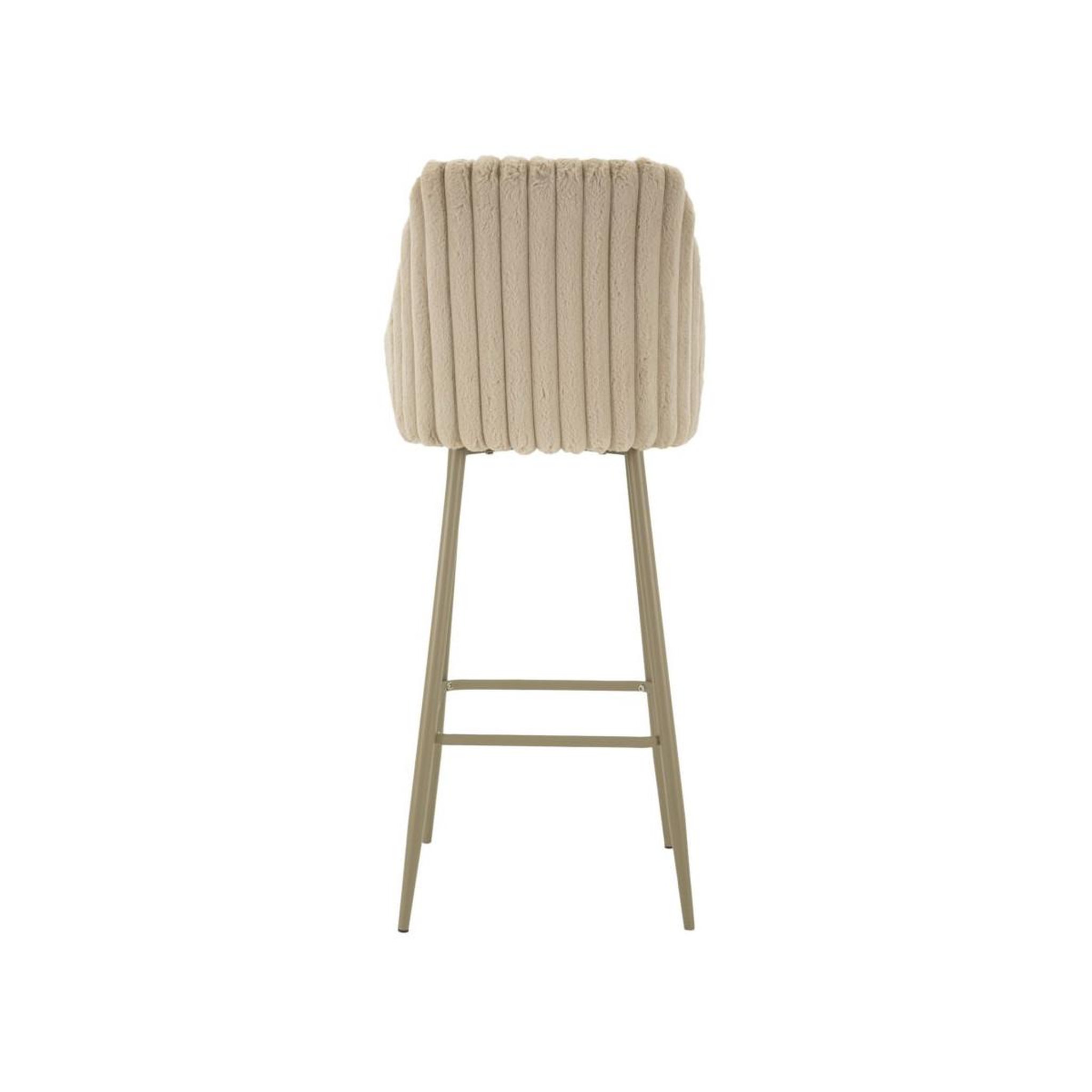Voir la diapositive 6 : Paris Prix Lot de 2 chaises de bar  alaska  111cm crème