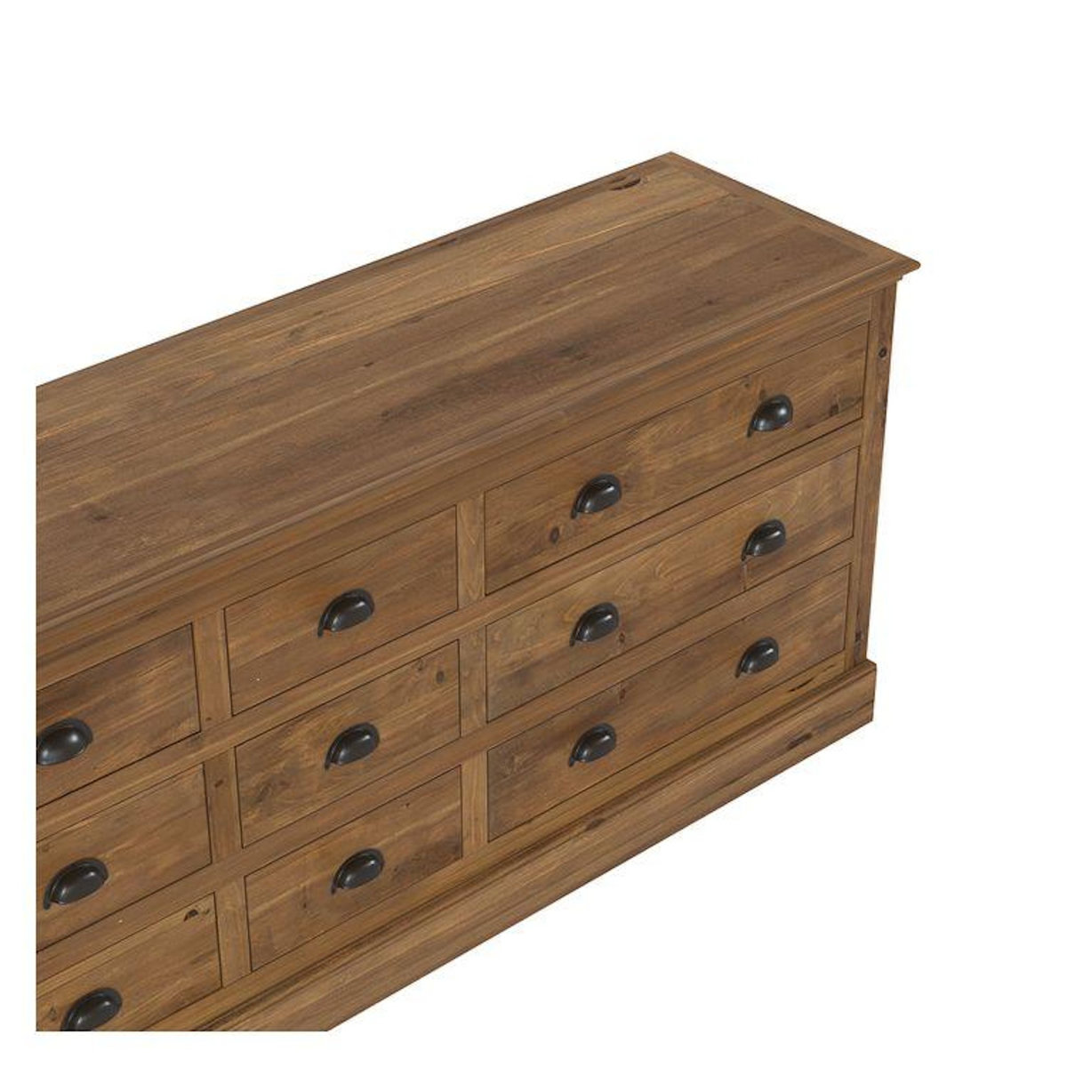 Rendez vous déco Buffet 9 tiroirs en bois de cèdre recyclé-Tobias