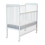 WEBABY Lit bébé coulissant en bois ESSENTIEL 60 x 120 cm. Coloris disponibles : Beige, Blanc