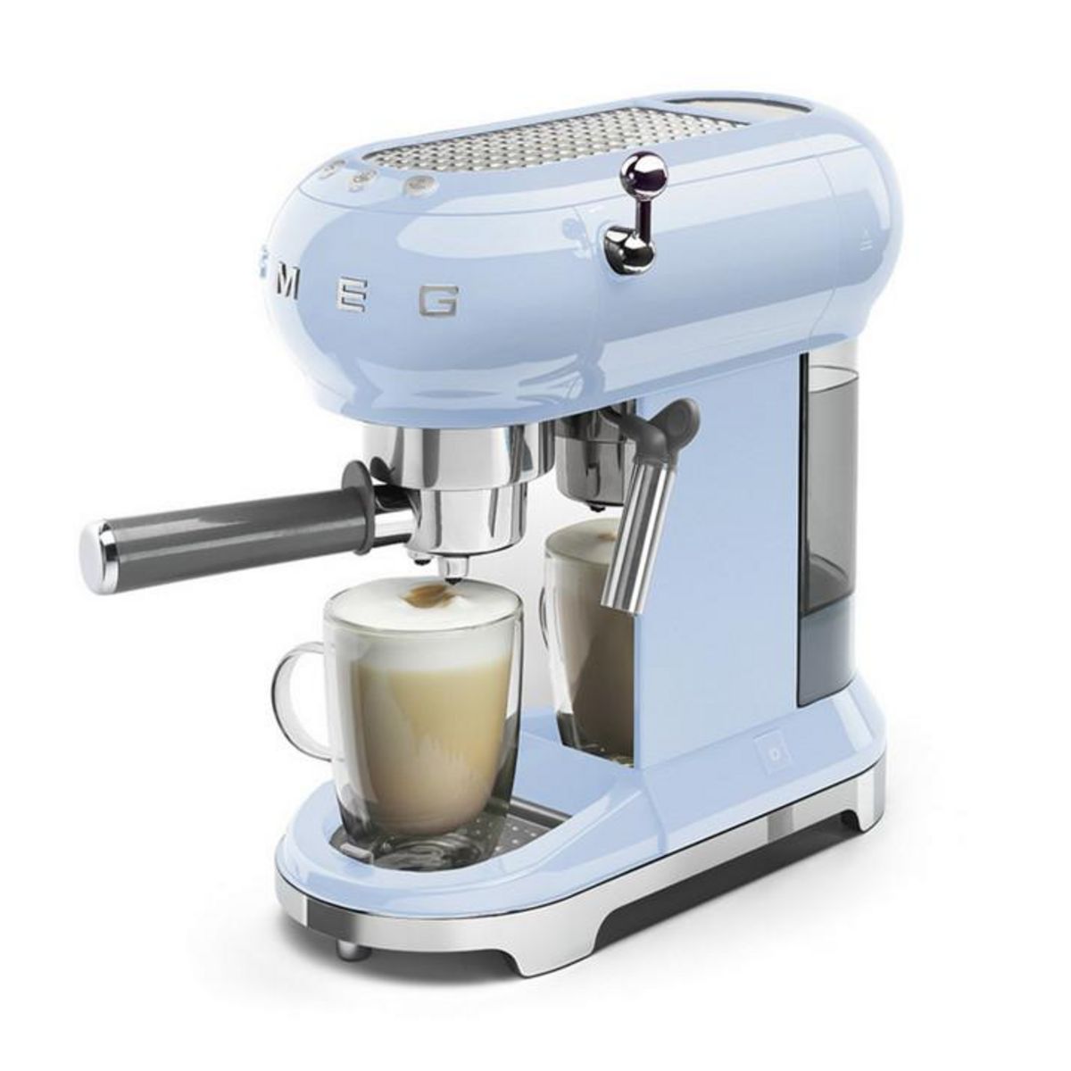 SMEG Machine à expresso 15 bars bleu azur - ecf01pbeu