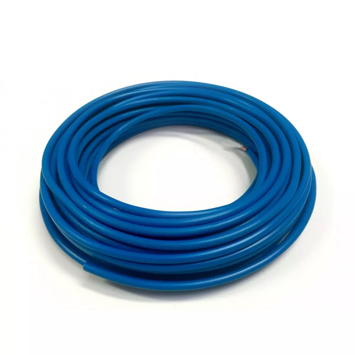 CENTRALE BRICO Fil électrique 1.5 mm² h07vu, en couronne de 10M bleu