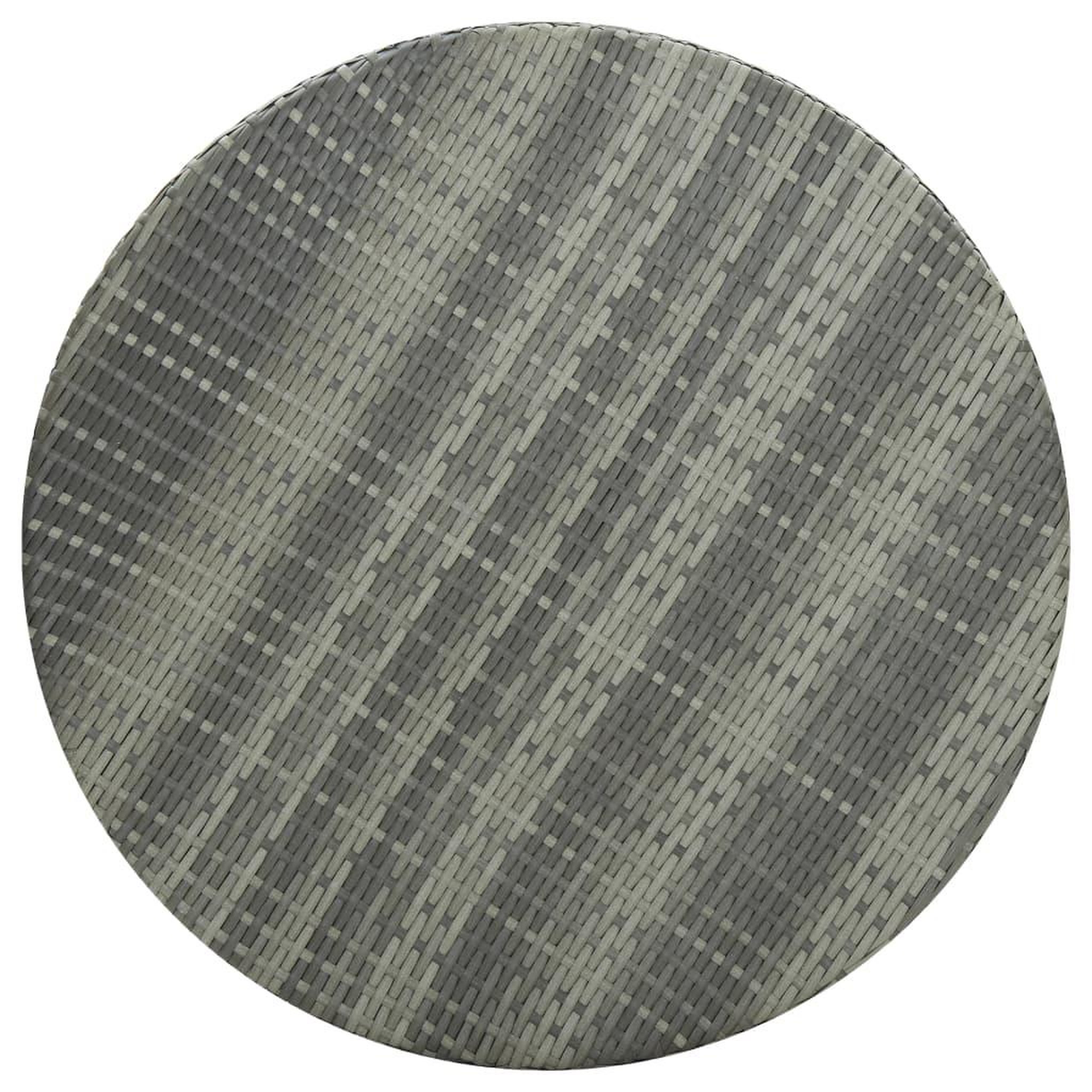 Voir la diapositive 2 : VIDAXL Table de jardin Gris 75,5x106 cm Resine tressee