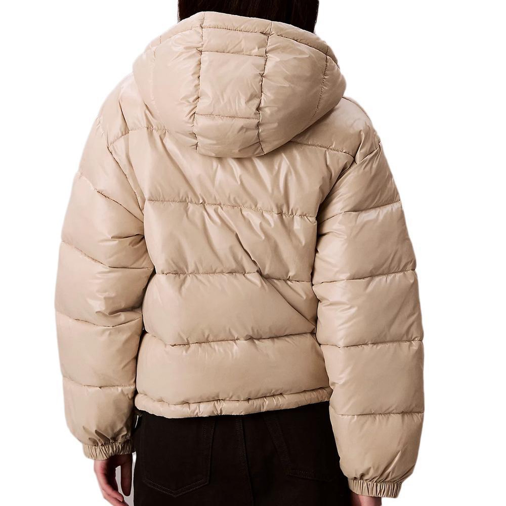 Voir la diapositive 2 : CALVIN KLEIN JEANS Doudoune beige femme calvin klein jeans shine
