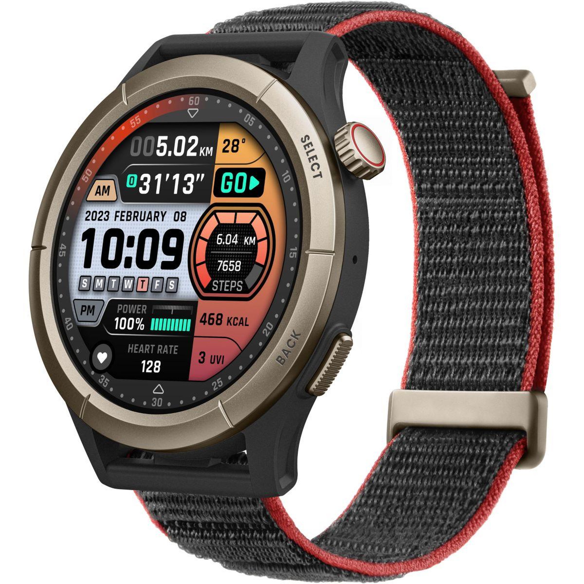 Voir la diapositive 1 : AMAZFIT Montre sport Cheetah pro