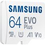 Voir la diapositive 3 : Samsung Carte Micro SD 64Go Evo plus avec adaptateur