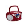 Voir la diapositive 2 : Hyundai Lecteur radio Hyundai TRC788AU3RS portable rouge