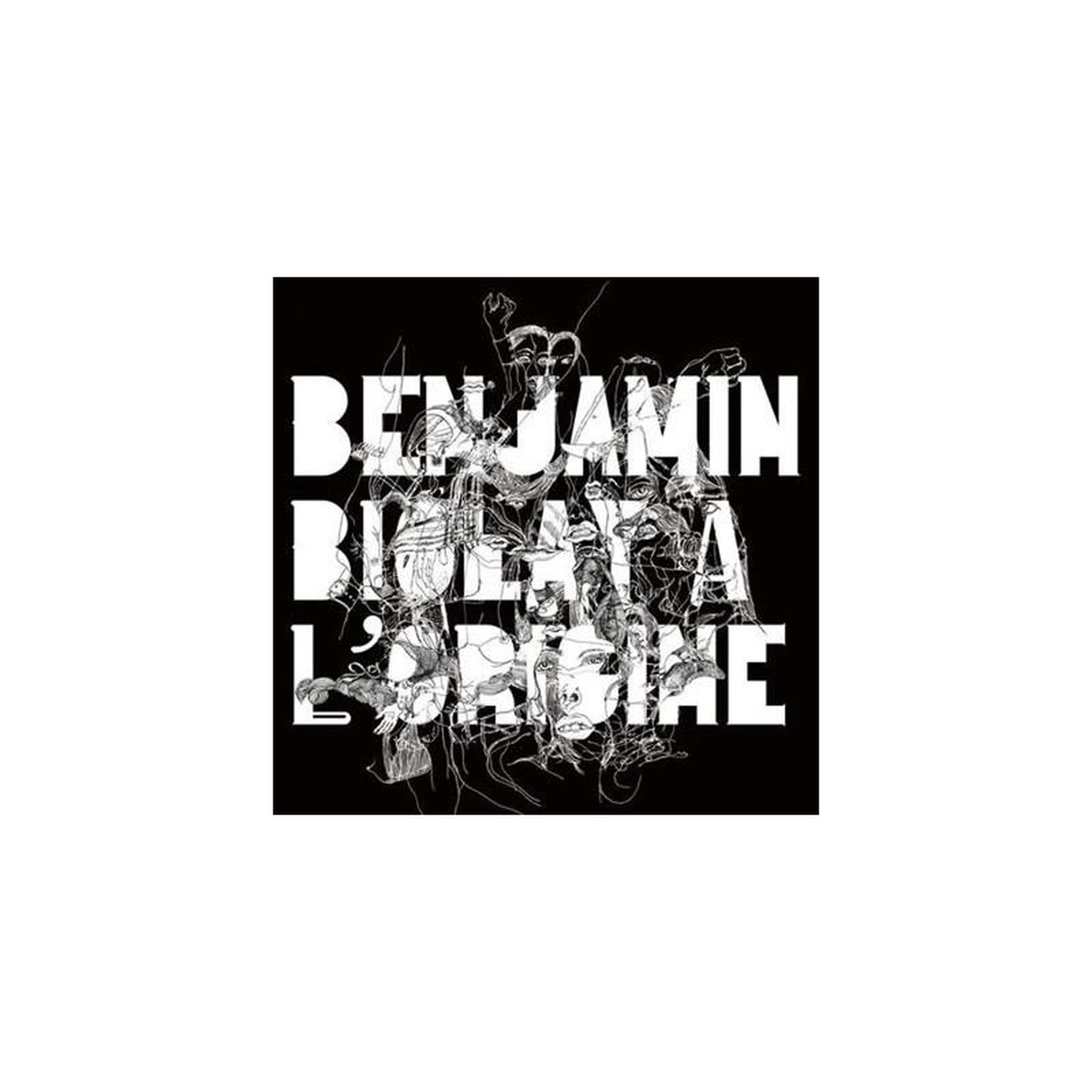 Cd sans marque « benjamin boutin l'spritie » pochette graphique monochrome carrée
