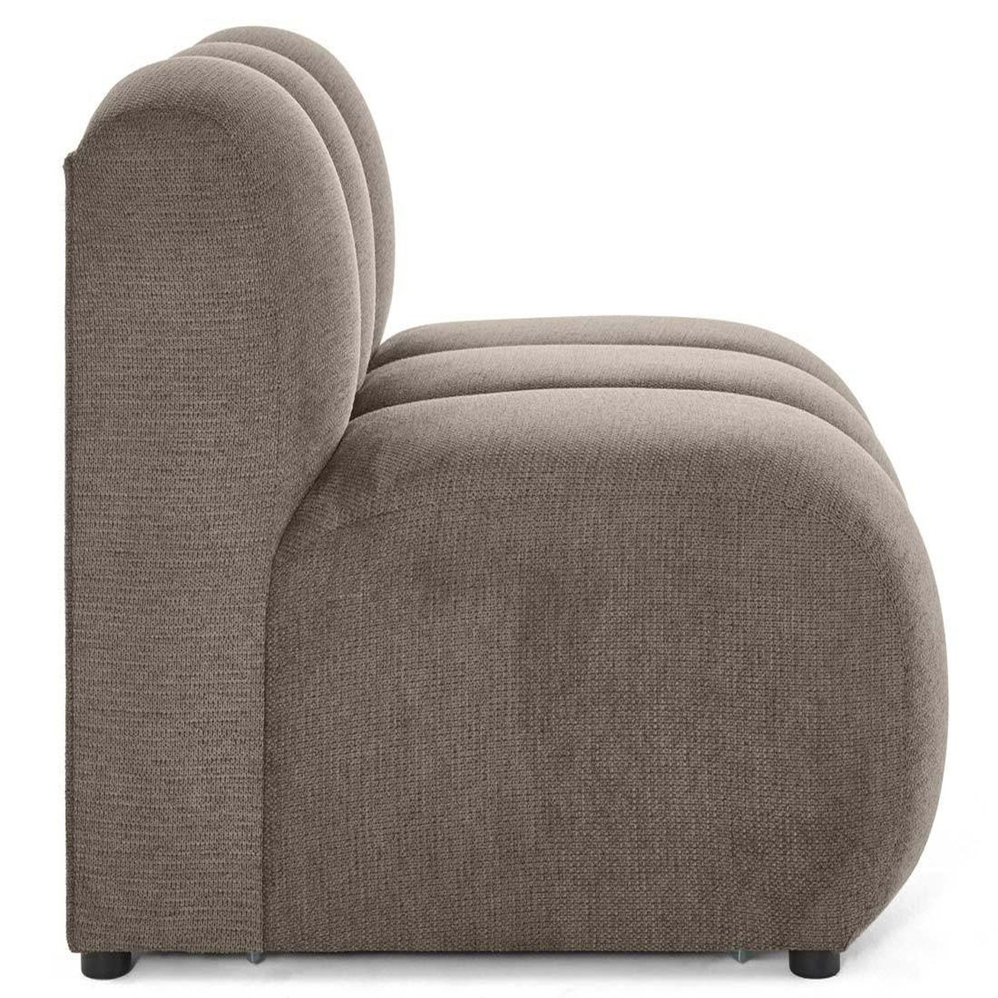 Voir la diapositive 4 : BEST MOBILIER Debbie - module d'assise en tissu texturé