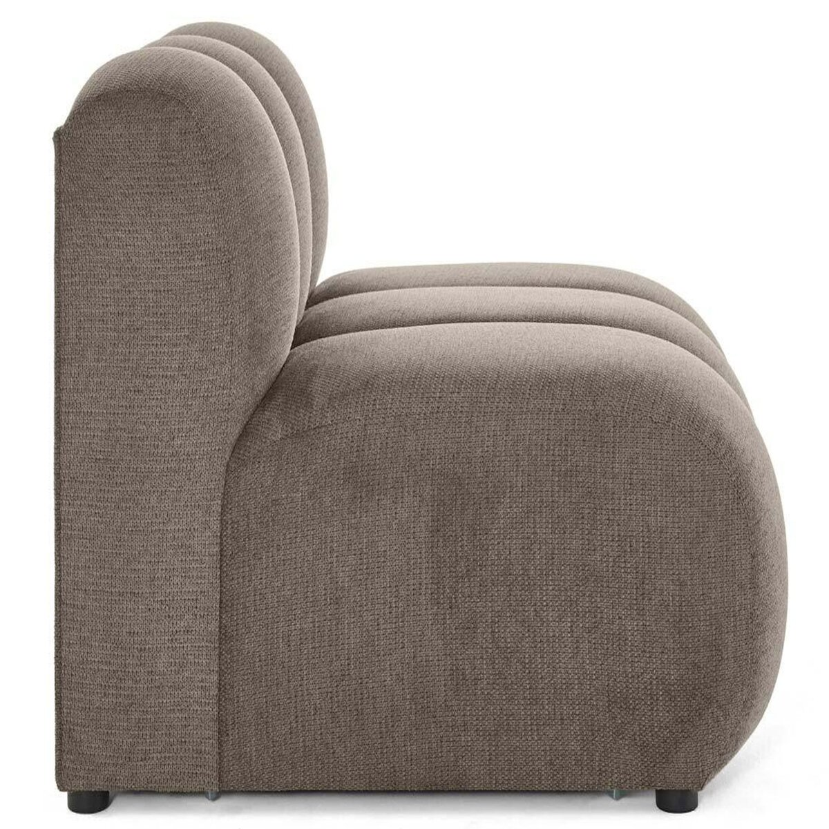 LISA DESIGN Debbie - module d'assise en tissu texturé