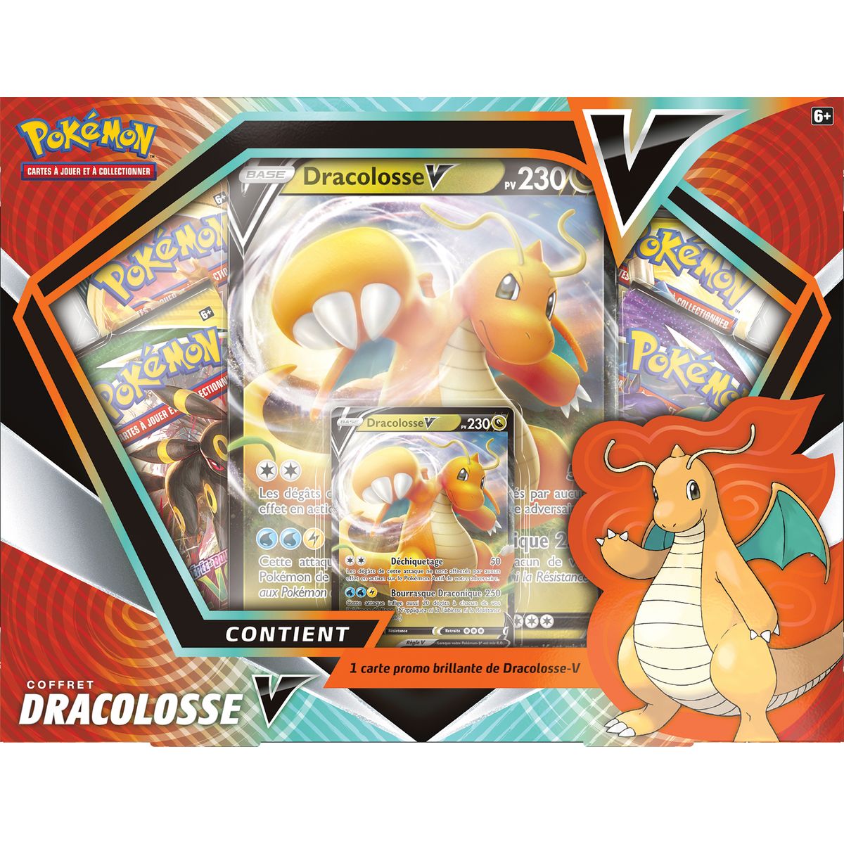 ASMODEE Coffret Pokémon Dracolosse-V