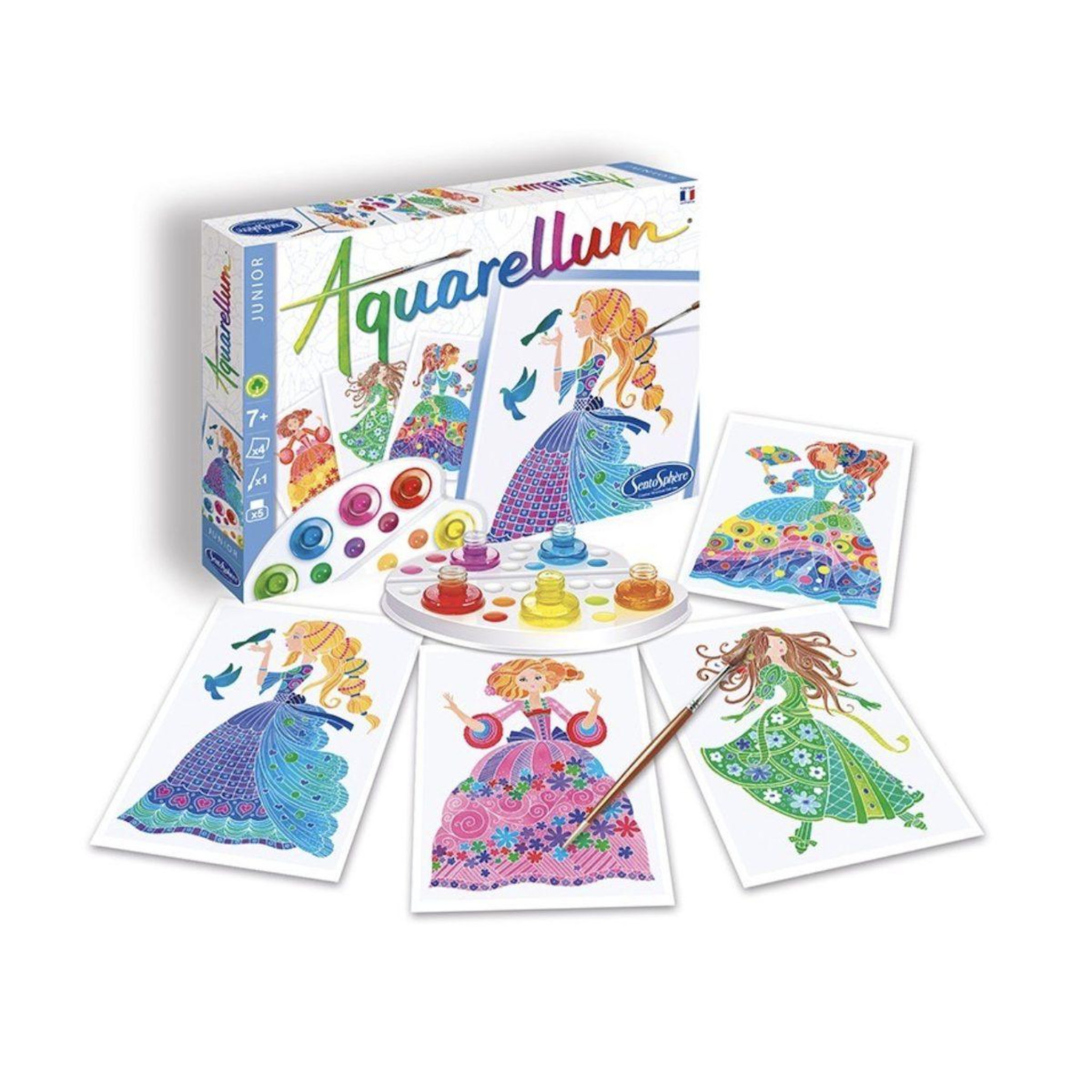 Voir la diapositive 2 : Sentosphere Aquarellum junior princesses fleurs
