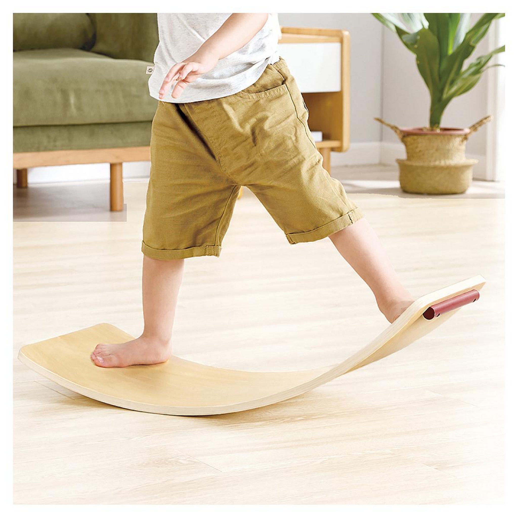 Voir la diapositive 4 : Hape cheval a bascule 2 en 1 en bois