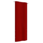 VIDAXL Ecran de balcon Rouge 80x240 cm Tissu Oxford