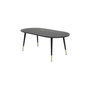 Voir la diapositive 3 : Paris Prix Table Basse Ovale  Dipp  120cm Noir