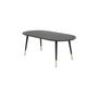 Voir la diapositive 3 : Paris Prix Table Basse Ovale  Dipp  120cm Noir