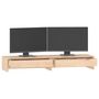 Voir la diapositive 4 : VIDAXL Support pour moniteur 100x27x15 cm Bois de pin solide