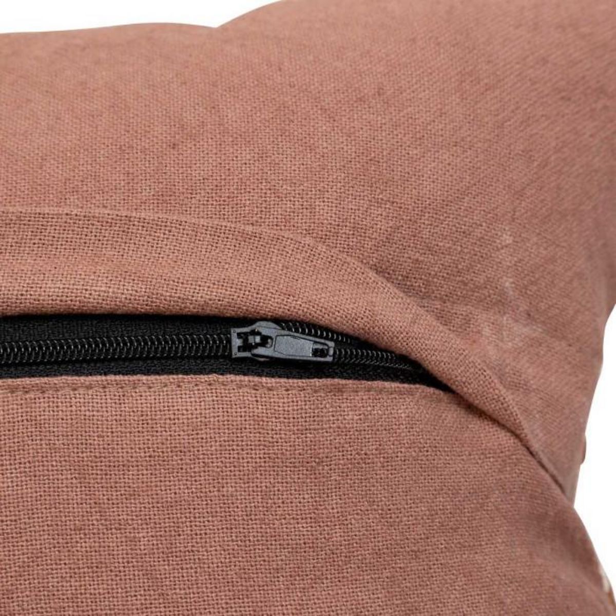 ATMOSPHERA Coussin Déco Floqué  Automne  30x50cm Rouille