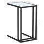 Voir la diapositive 6 : VIDAXL Table d'appoint ordinateur Marbre blanc 50x35x65cm Verre trempe
