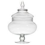 Paris Prix Bonbonnière sur Pied  Sucrerie  29cm Transparent