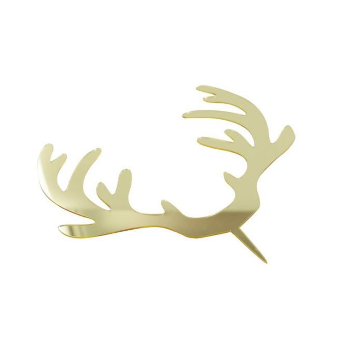 Paris Prix Décoration pour Gâteau  Renne  20cm Or