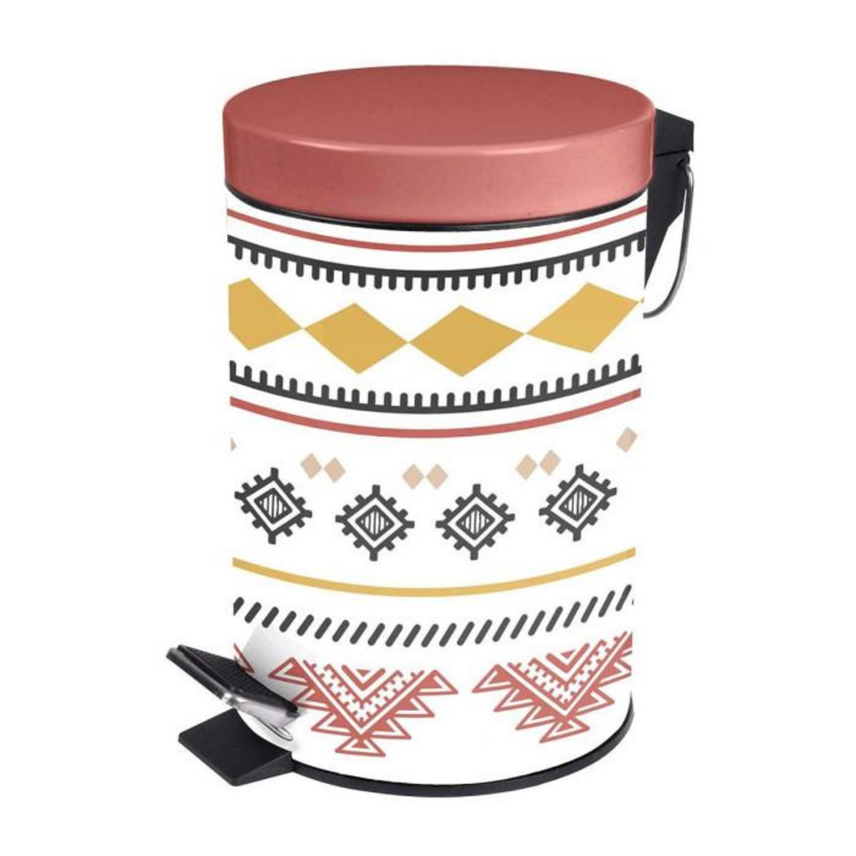 Paris Prix Poubelle à Pédale Imprimée  Esteban  3L Terracotta