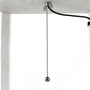 Voir la diapositive 4 : HOMCOM Lampadaire étagère lampe étagère 26L x 26l x 160H cm 3 étagères 4 niveaux MDF blanc