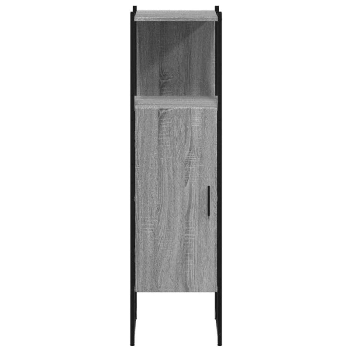 VIDAXL Armoire de salle de bain sonoma gris 33x33x120,5 cm