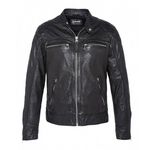 Schott Blouson en Cuir  Homme Schott  CSPYDER25. Coloris disponibles : Noir