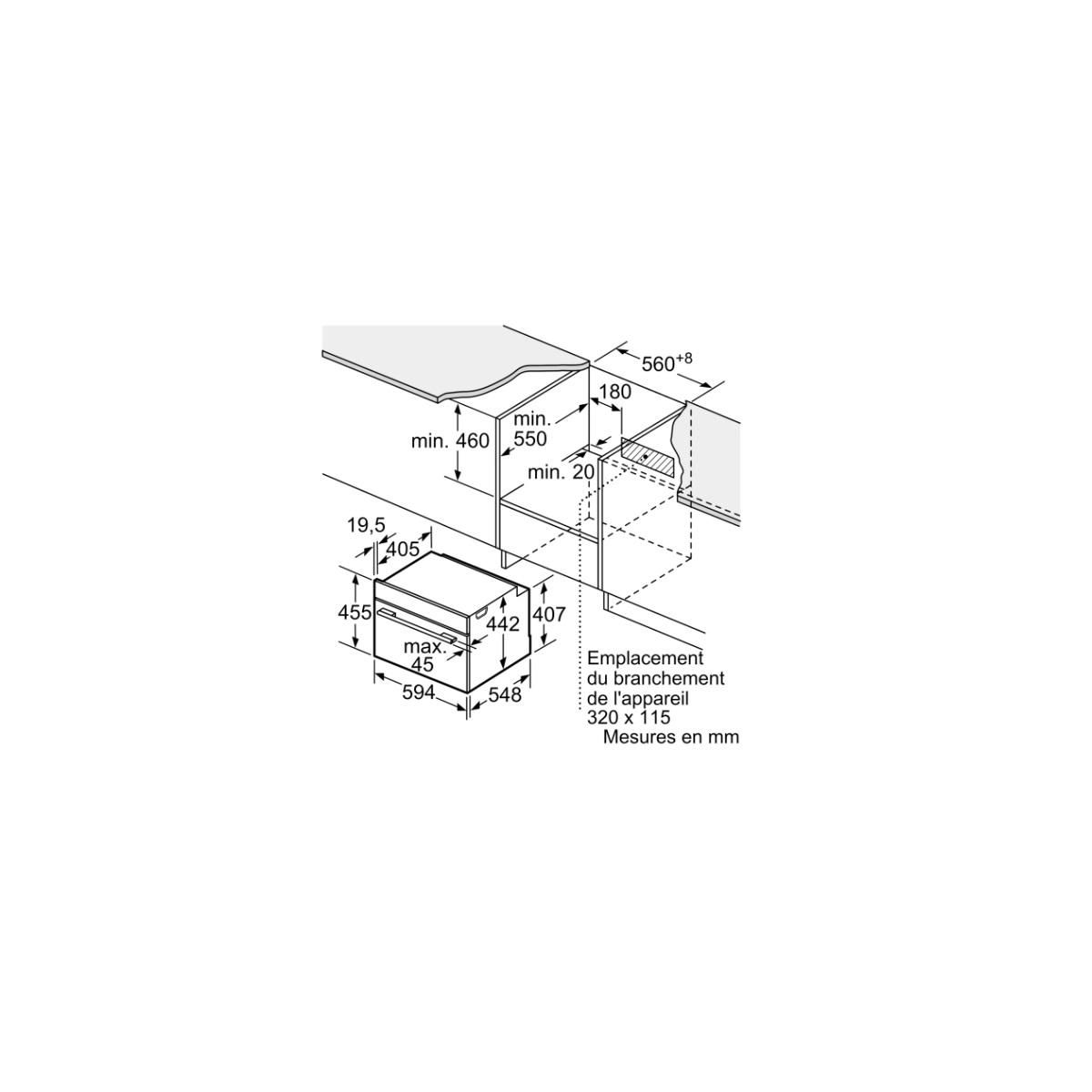 Siemens Four micro onde combiné CM724G1B1F
