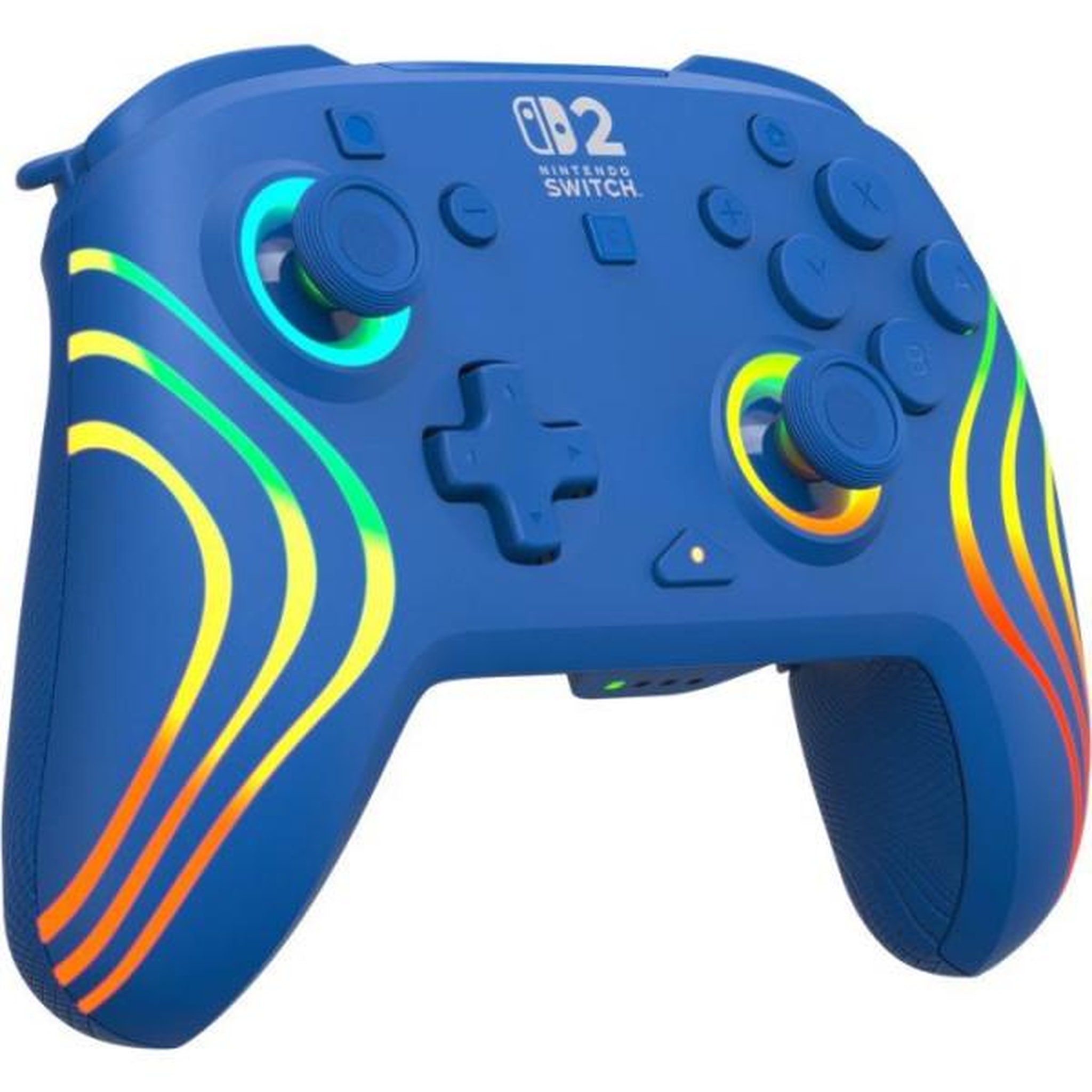 Voir la diapositive 2 : Turtle Beach Manette Gaming sans fil RGB - TURTLE BEACH - Afterglow Wave pour Nintendo Switch 2 - Bleu
