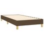 Voir la diapositive 4 : VIDAXL Sommier a lattes de lit avec matelas Marron fonce 80x200 cm