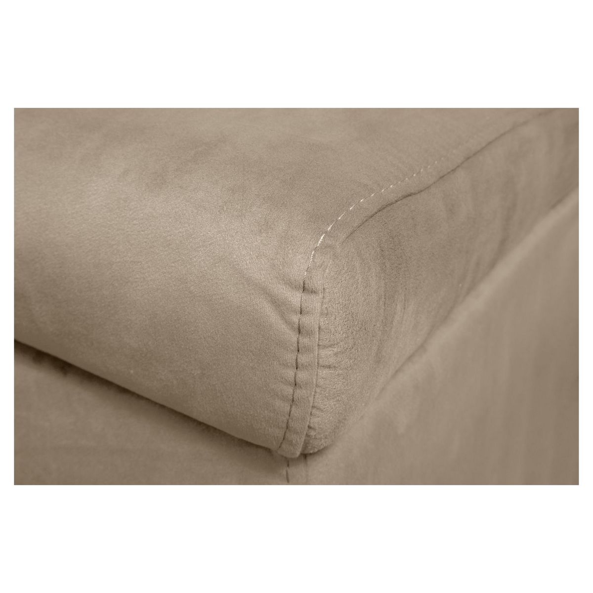 Canapé d'angle réversible convertible avec coffre en tissu ou velours GERALDINE 